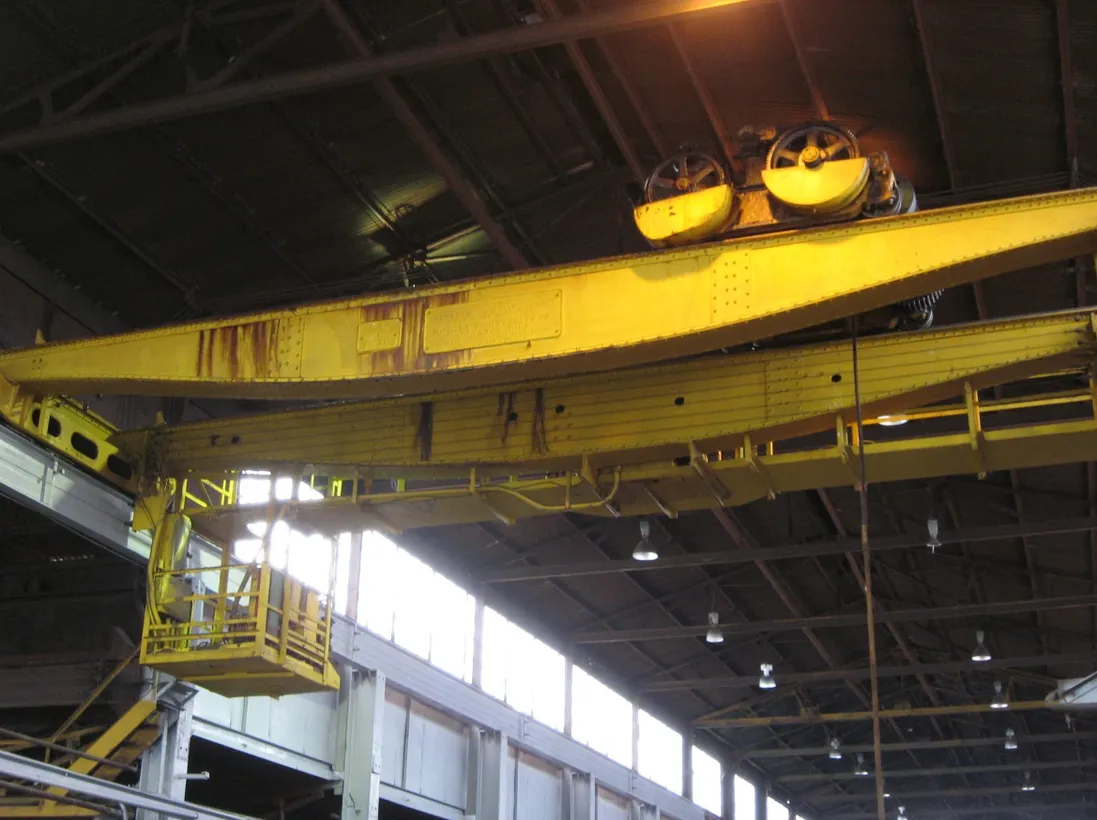 Professional overhead crane inspection in Houston facility